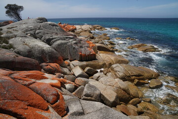 Big rocks on a beautiful beach