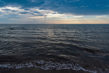 Dark Baltic sea.