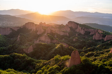 Ancient roman gold mine