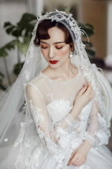 Beautiful asian bride