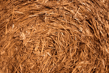 Stroh Heuballen rund