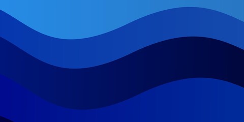 Light BLUE vector template with lines. Bright sample with colorful bent lines, shapes. Best design for your posters, banners.