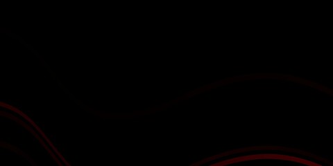 Dark Red vector texture with circular arc. Colorful abstract illustration with gradient curves. Best design for your ad, poster, banner.