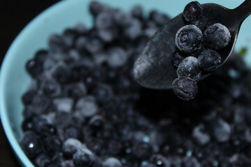 blueberries in a bowl