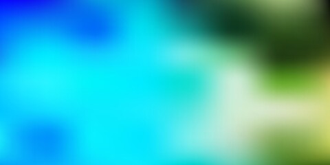 Dark blue vector abstract blur pattern.