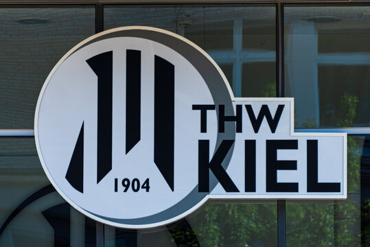 Vereinzeichen des Spitzen Handballvereis THW-Kiel