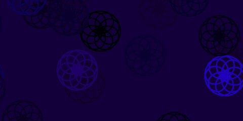 Light Purple, Pink vector pattern with spheres.