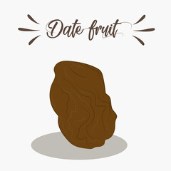 drawn date fruit with a signature