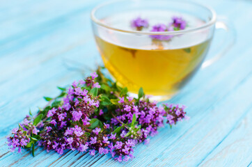 Thyme is a genus of shrubs and semi-shrubs of the labiate family.