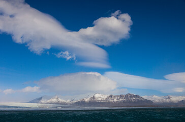 Jokulsarlon glacier lagoon, Southern Iceland, Iceland, Europe