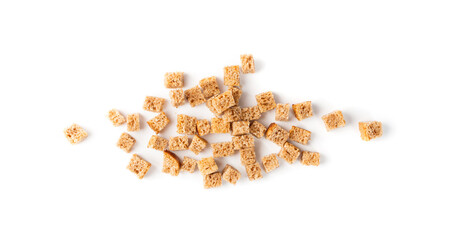 Homemade Rye Bread Croutons, Crispy Bread Cubes, Dry Rye Crumbs