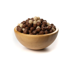 Chocolate Vanilla Breakfast Cereal Balls Mix or Breakfast Spheres
