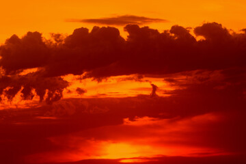 Beautiful clouds on the sky