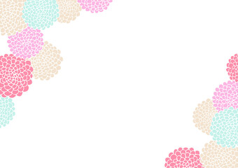 菊柄　フレーム