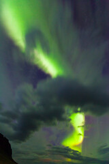 Northern Lights, Southern Iceland, Iceland, Europe