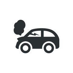Fototapeta premium Broken car icon