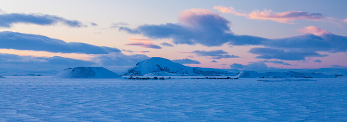 Lake Myvatn, North Iceland, Iceland, Europe