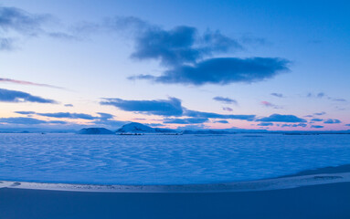 Lake Myvatn, North Iceland, Iceland, Europe