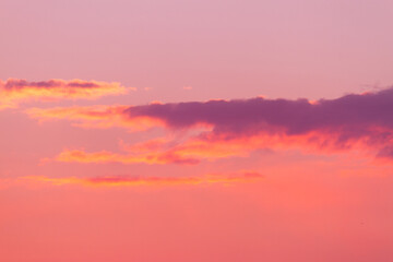 Beautiful clouds on the sky