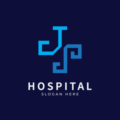 Health logo with initial letter TS, ST, S T logo designs concept. Medical health-care logo designs template.