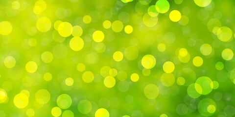 Light Green vector background with circles. Abstract colorful disks on simple gradient background. Pattern for wallpapers, curtains.