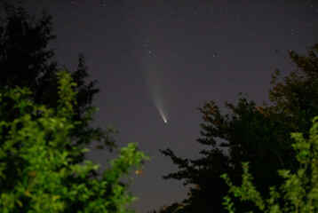 Comet Neowise over North Devon, UK