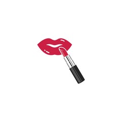 lipstick vector illustration design