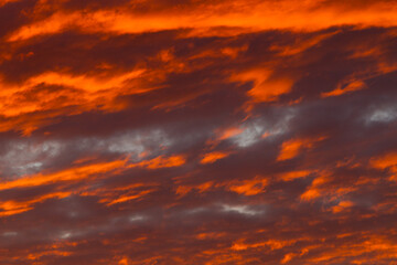 Beautiful clouds on the sky