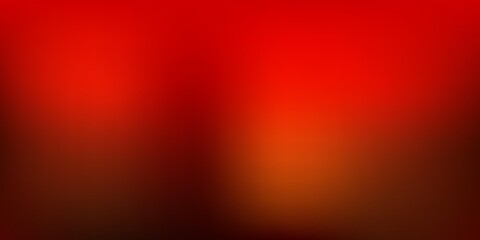 Dark Red, Yellow vector gradient blur backdrop.