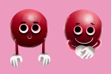The Emotional illustration graphic design