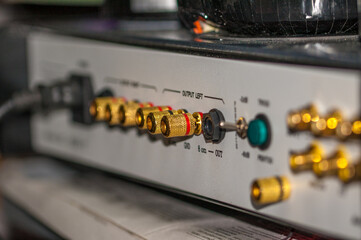 Retro lamp equipment for listening to music