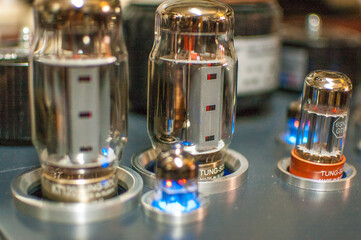 Retro lamp equipment for listening to music