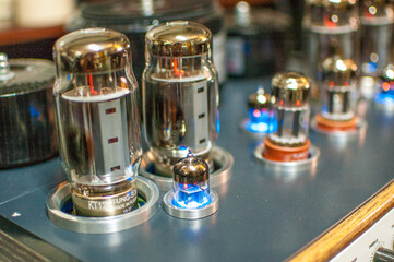 Retro lamp equipment for listening to music