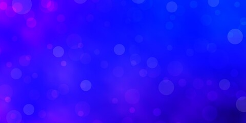 Light Blue, Red vector background with spots. Colorful illustration with gradient dots in nature style. Pattern for websites.