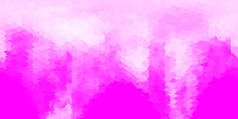 Light pink vector polygonal background.