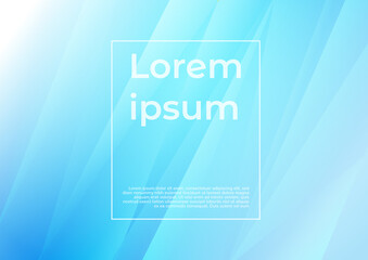 Obraz premium Abstract light blue triangles overlapping with on white background.