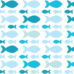 marine sea fish background- vector illustration