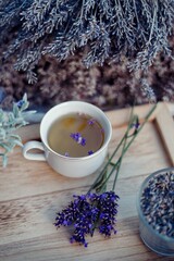 Obraz na płótnie Canvas Lavender tea