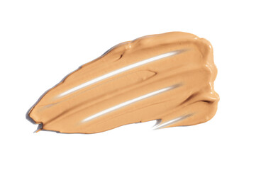 Make up foundation drop smudge texture white isolated background