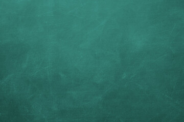 Texture of chalk on green blackboard or chalkboard background. School education board, dark wall backdrop or learning concept.