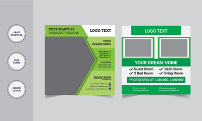 Real Estate Social Media Post Banner Template For Your Business