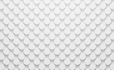 White circles abstract background for business brochure.3d rendering