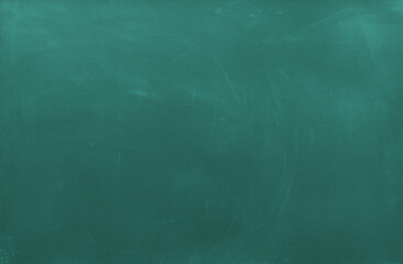 Texture of chalk on green blackboard or chalkboard background. School education board, dark wall backdrop or learning concept.