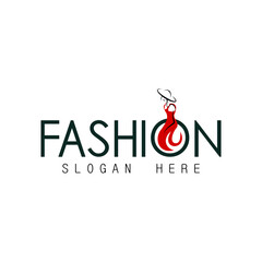 Illustration vector graphic of Fashion logo, simple art with initial. good for brand boutique, store logo
