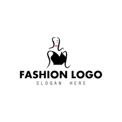 Illustration vector graphic of Fashion logo, simple art with initial. good for brand boutique, store logo
