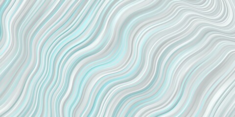 Light BLUE vector template with curved lines. Bright illustration with gradient circular arcs. Template for your UI design.