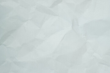 Texture of white recycle crumpled paper, copy space for text.