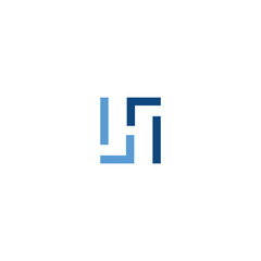 Letter H logo icon design template elements. Vector color sign.