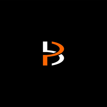 Letter PB BP Initial Logo Design Vector Template Illustration