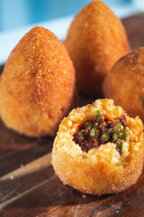 Delicious home made rice balls  from Sicily, called Arancine